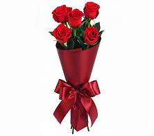 Букет 5 Красных роз Эдлесс Лав в Укромном
