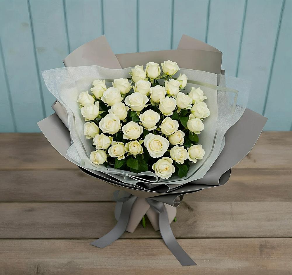 Букет Белоснежная нежность в Укромном