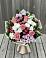 Букет цветов из: Альстромерии, Гвоздики, Розы и Хризантемы в Укромном