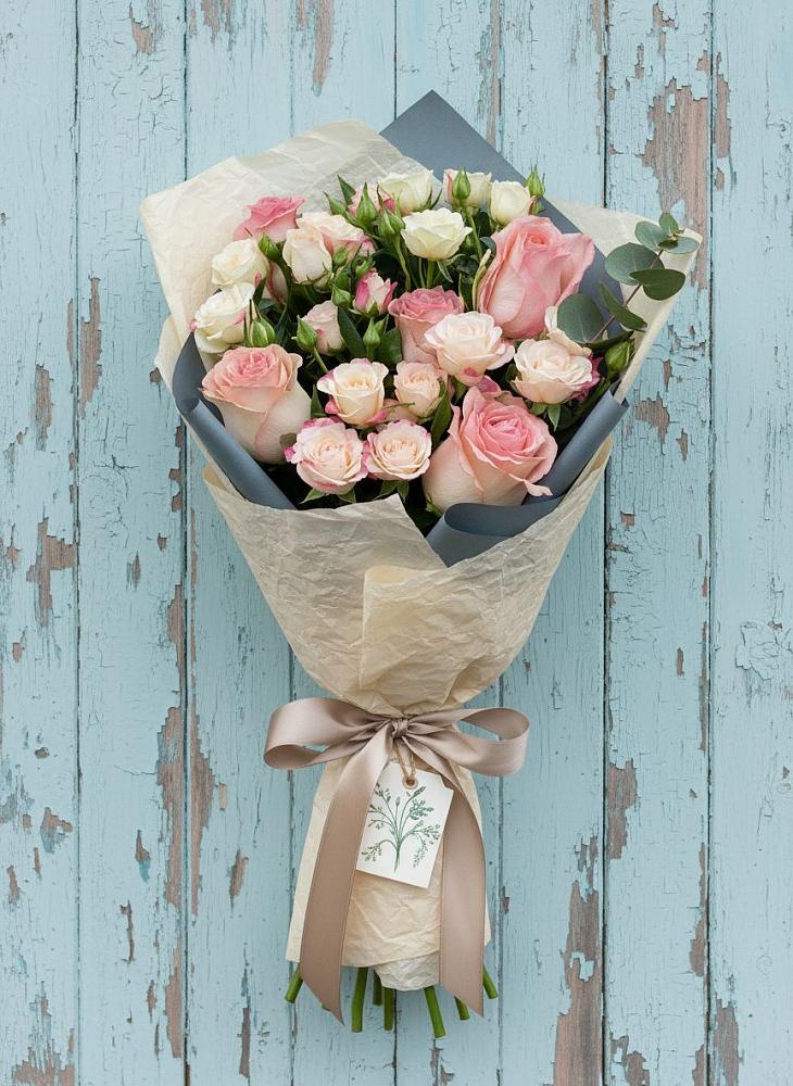 Букет цветов из: Розы в Укромном