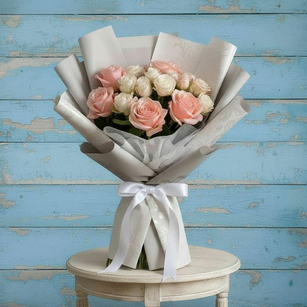 Букет цветов из: Розы в Укромном
