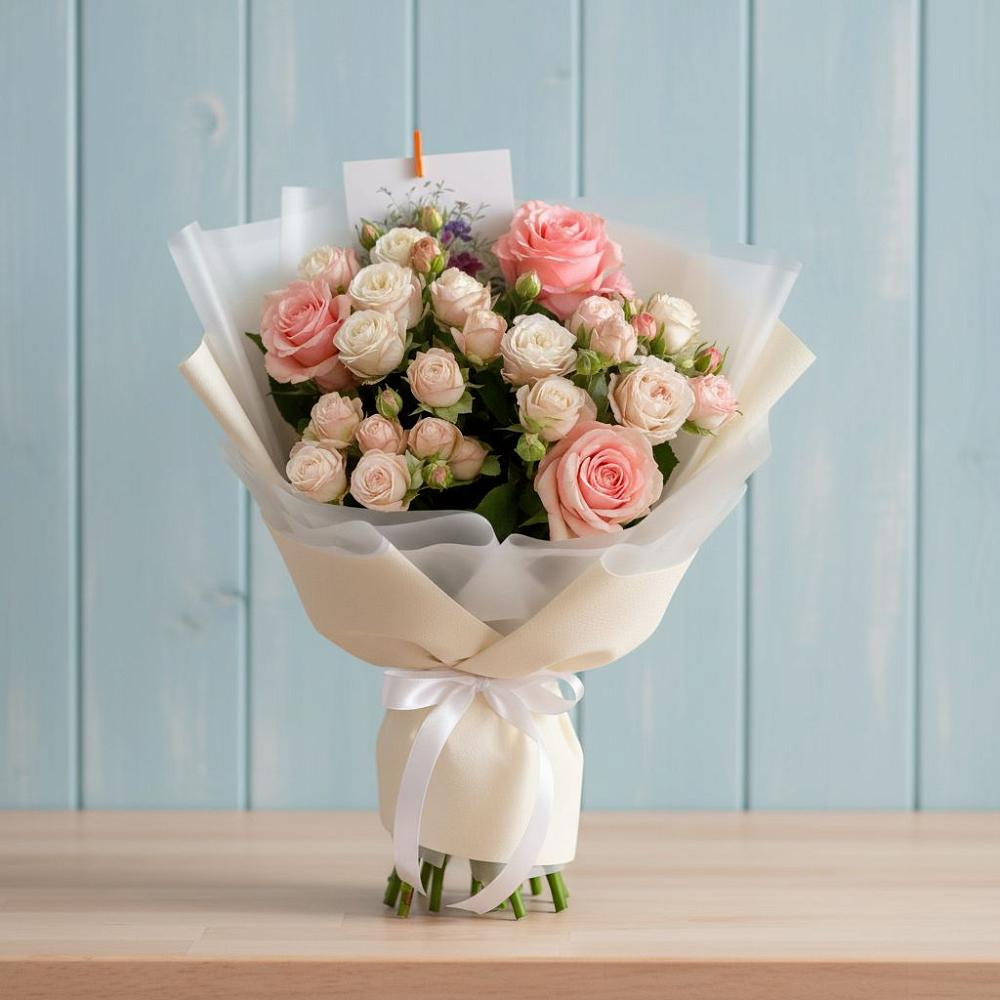 Букет цветов из: Розы в Укромном