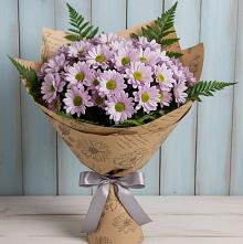 Букет цветов из:  Хризантемы в Укромном