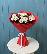 Букет цветов из:  Хризантемы в Укромном