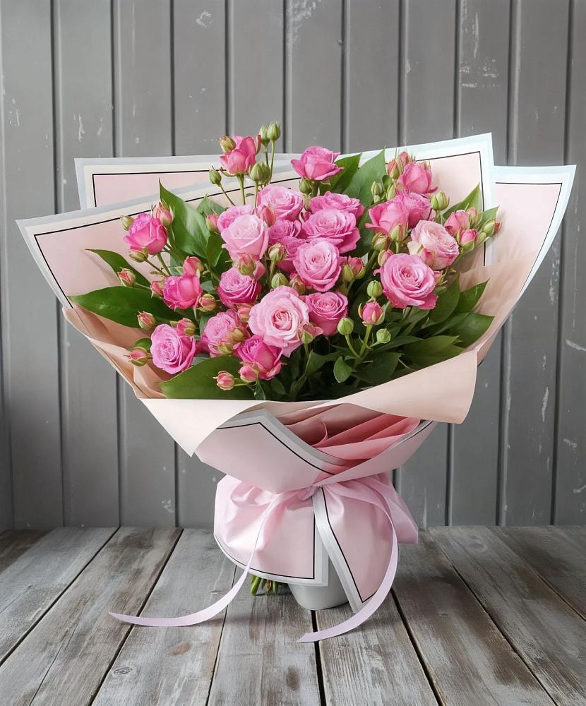 Букет Розовый кустик в Укромном