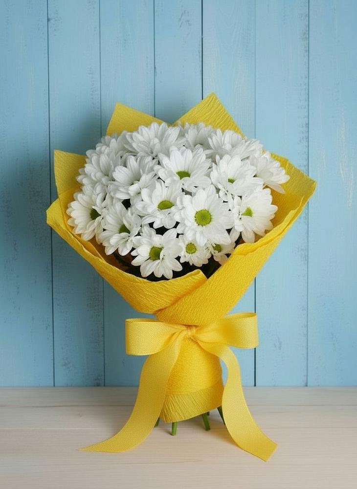 Букет цветов из: Хризантемы в Укромном