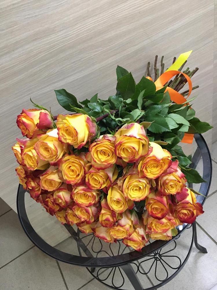 Букет Желтые розы в Укромном