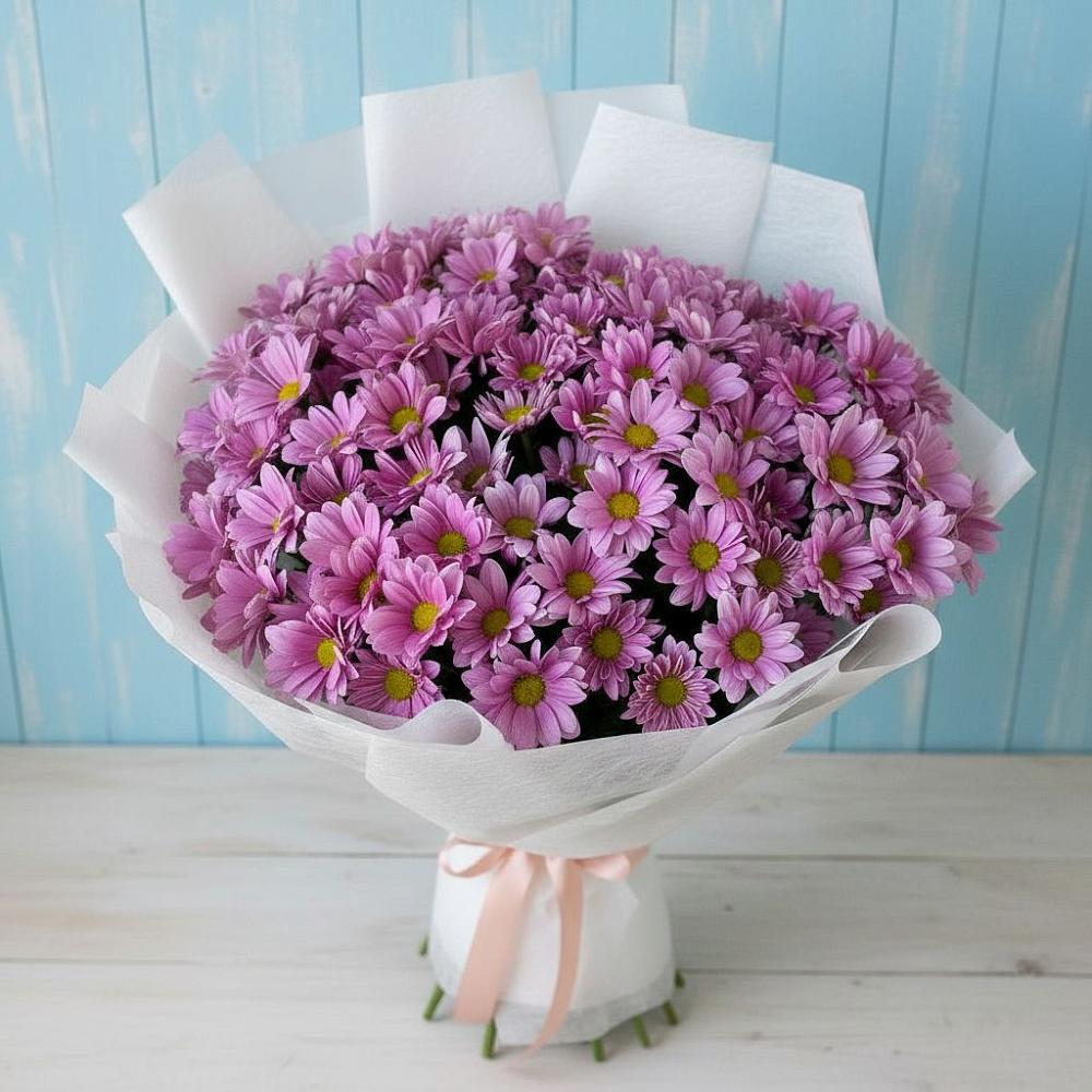 Букет цветов из: Хризантемы в Укромном