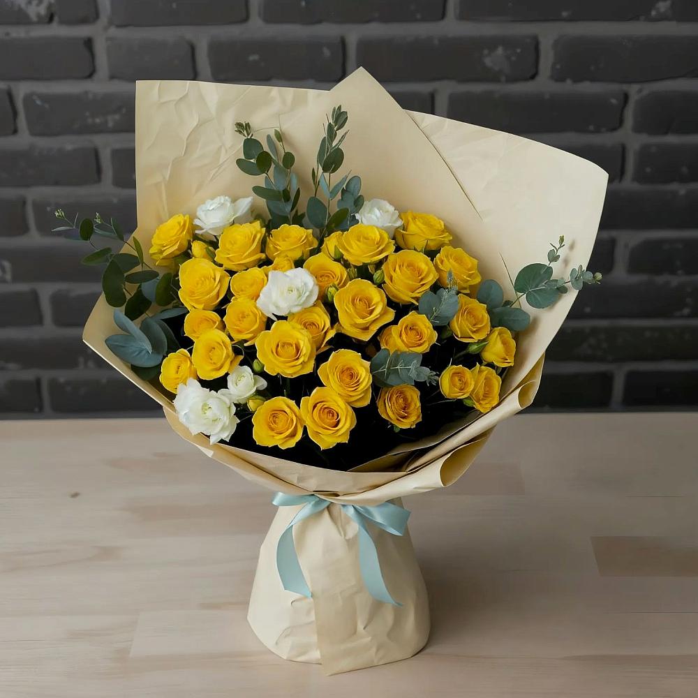 Букет цветов из: Розы в Укромном