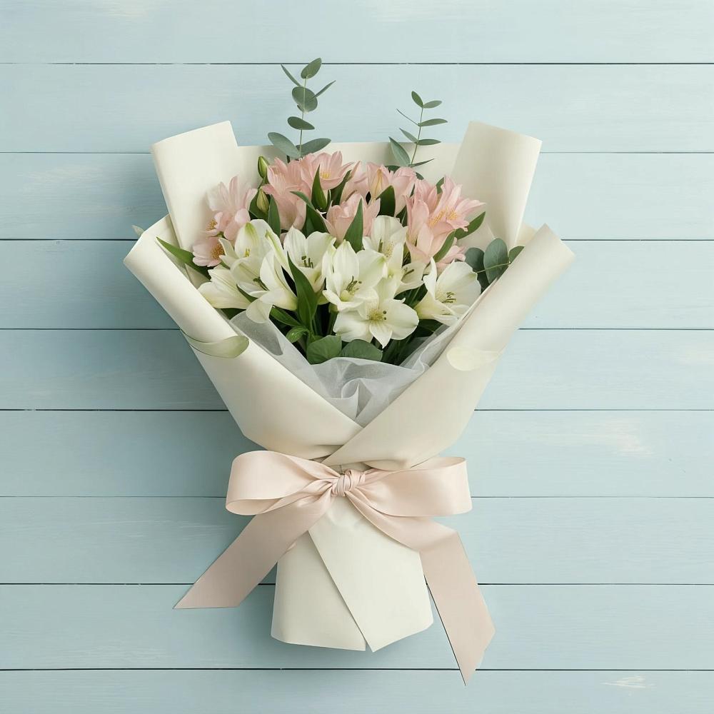 Букет цветов из: Альстромерии в Укромном