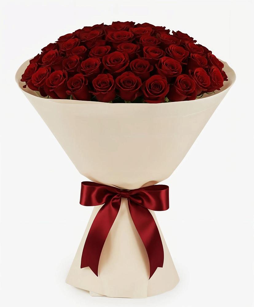 Букет 101 Бордовая роза Блэк Бакарра в Укромном