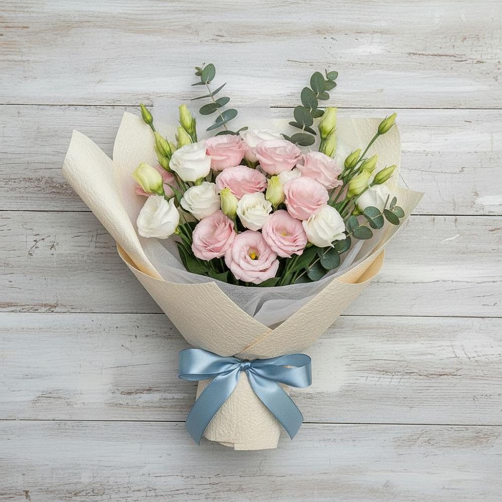 Букет цветов из: Лизиантусы в Укромном